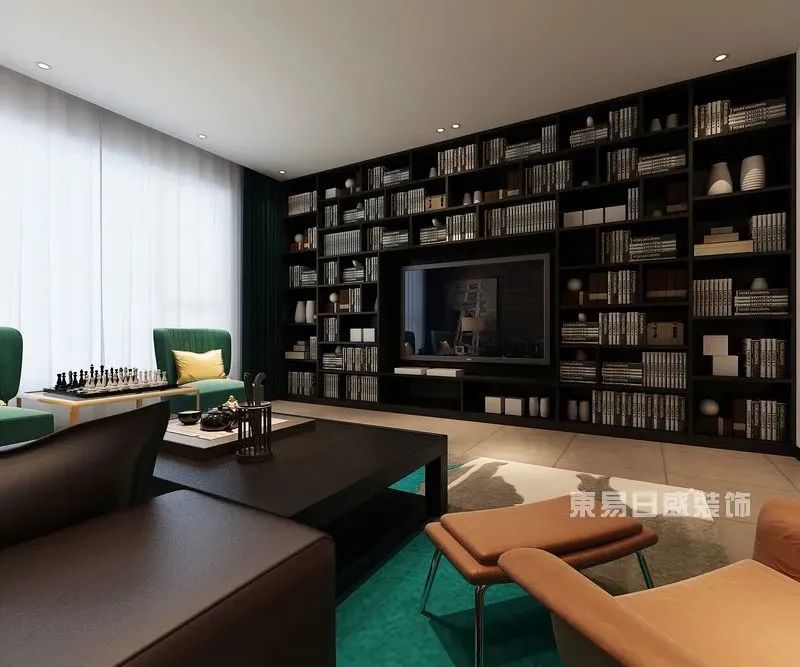 192㎡现代简约装修实景，暗黑系高端设计，动感格调并存-19