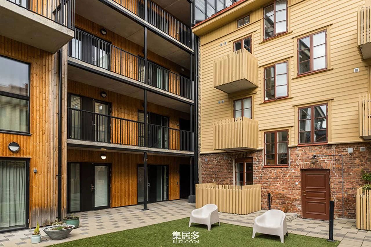 混凝土墙的斯堪的纳维亚小型公寓丨瑞典-26