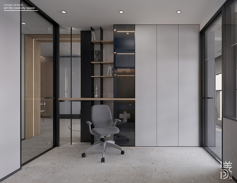 玻璃元素打造通透家居丨中国深圳丨深圳漾空间设计有限公司-38