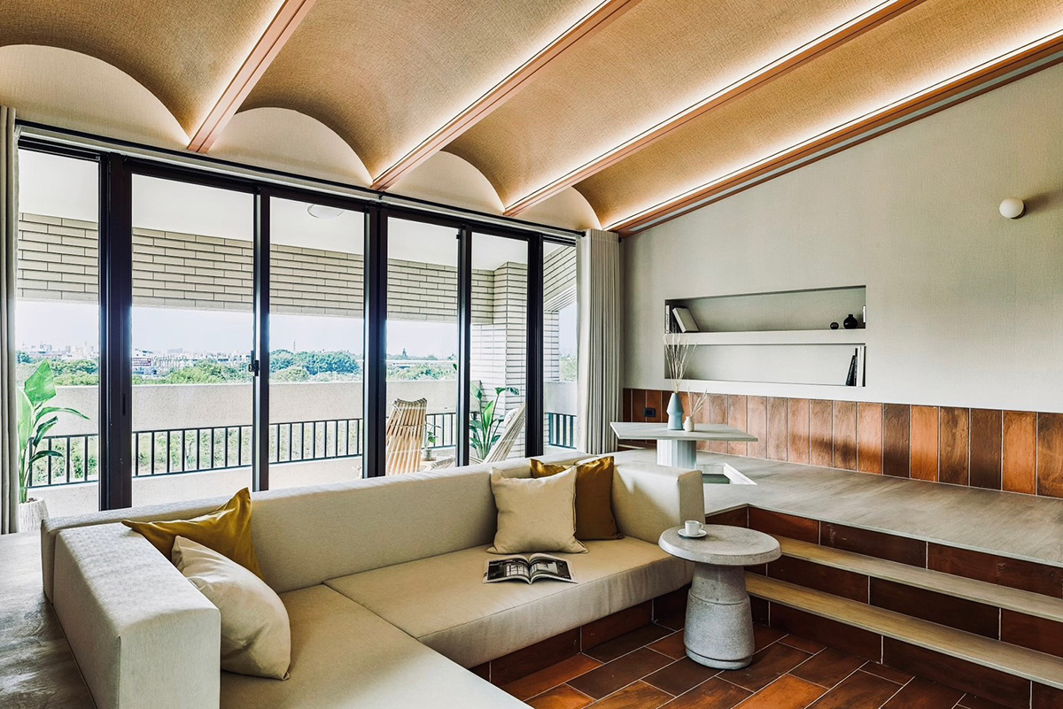 家装设计案例鉴赏——摩登复古感，玩味混搭经典美学-28