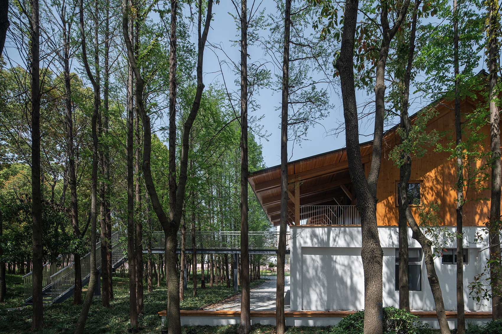 长宁外环生态公园带市民服务驿站丨中国长宁丨致正建筑工作室,冶是建筑-102