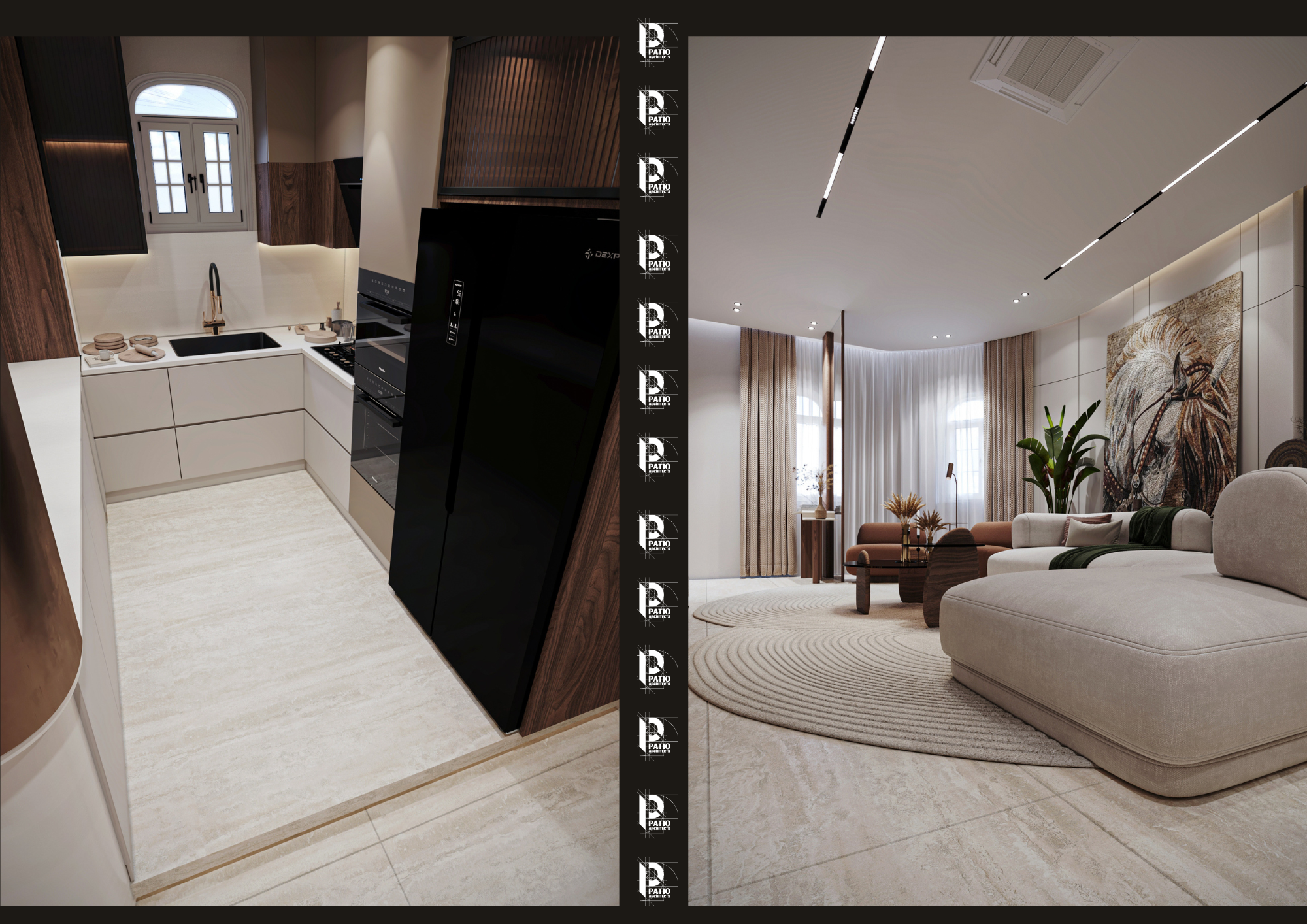 Modern Family Reception Interior Design-10