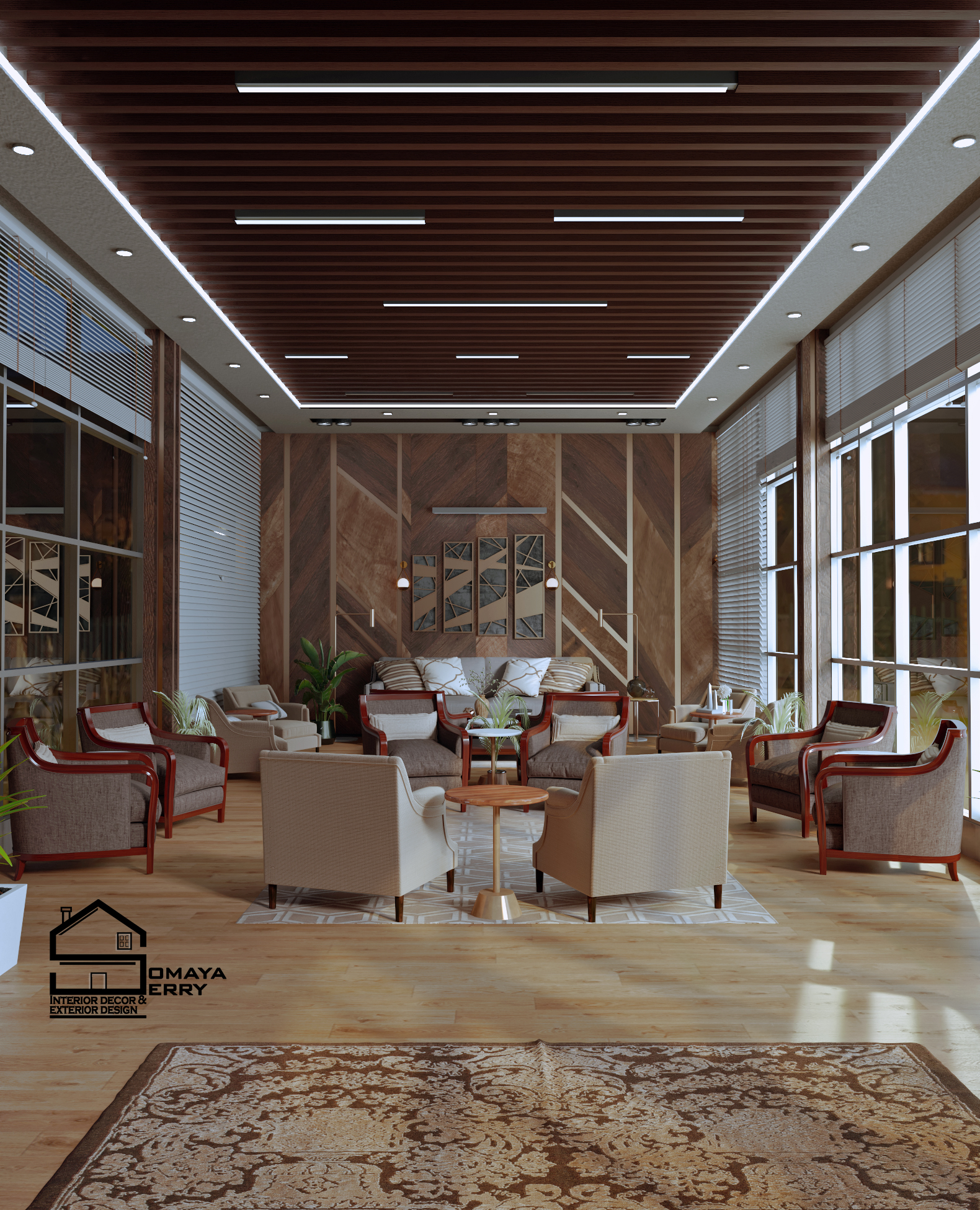 Modern lobby and waiting area-1