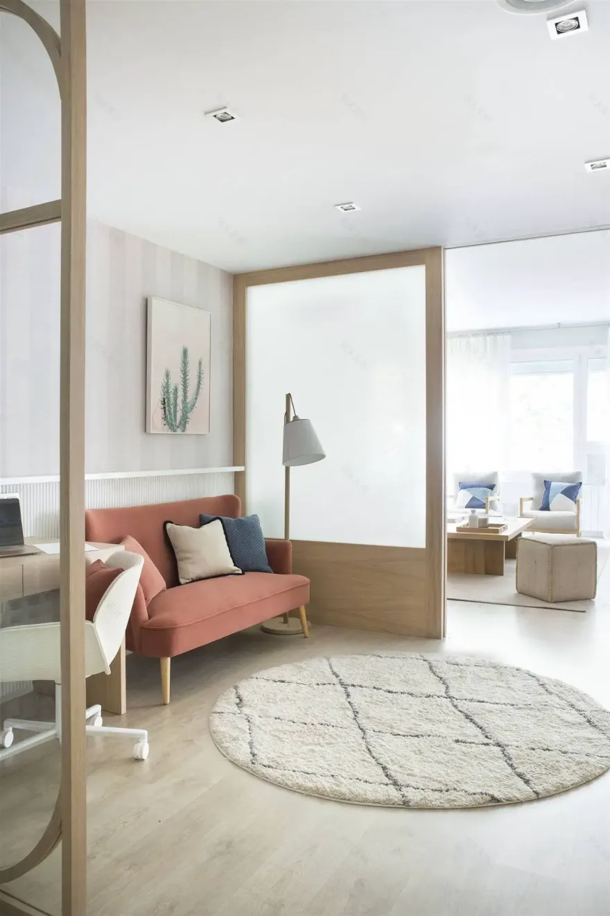 巴塞罗那 130m2 公寓 | 光线与空间的完美结合-10