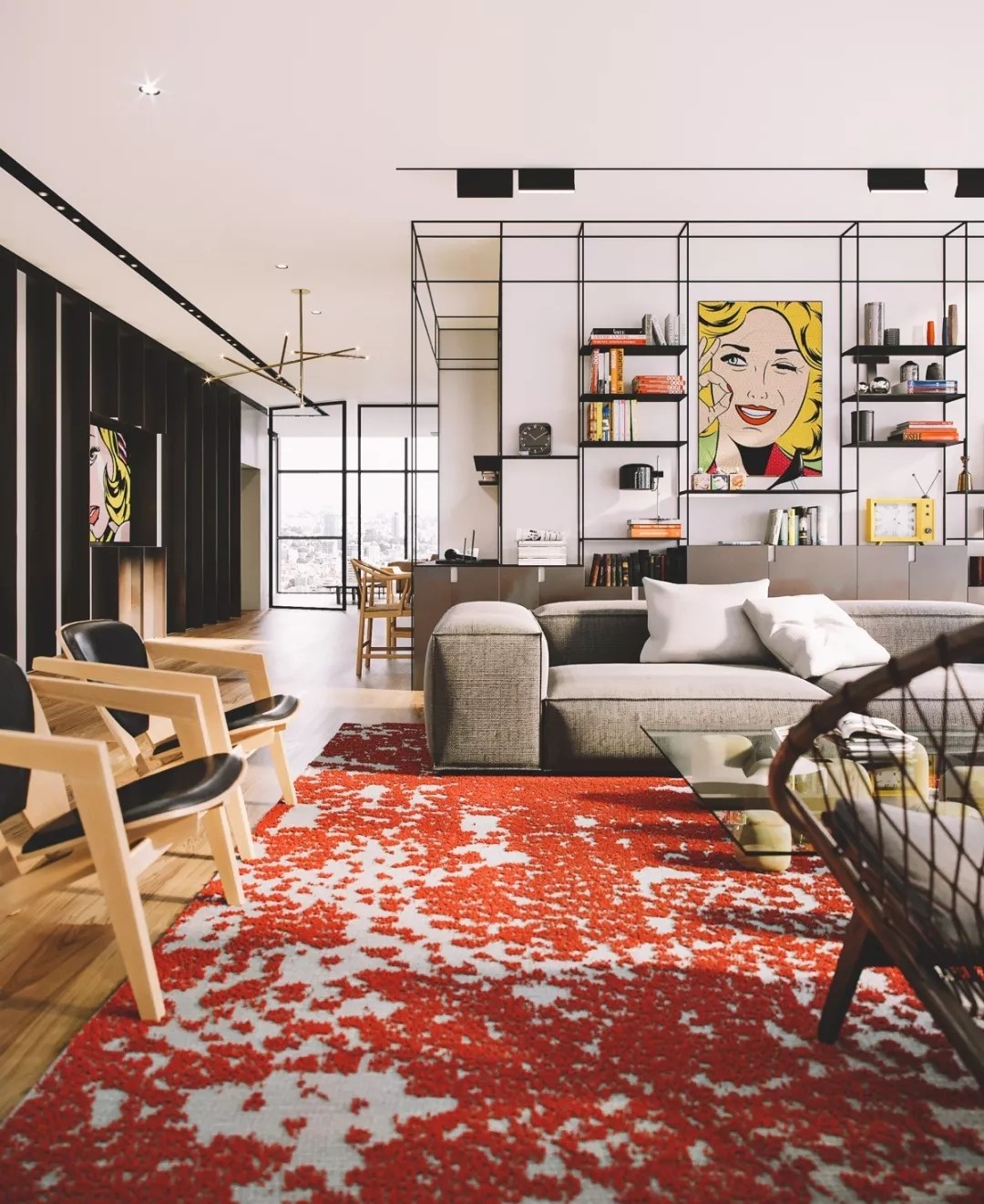 波普艺术·国外开放式住宅  Raz Melamed-6