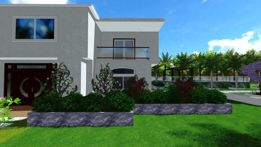 景观别墅(全设计)丨埃及丨Hesham Saleh-26