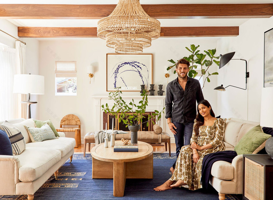 印度演员 Freida Pinto 洛杉矶美式家居设计-1