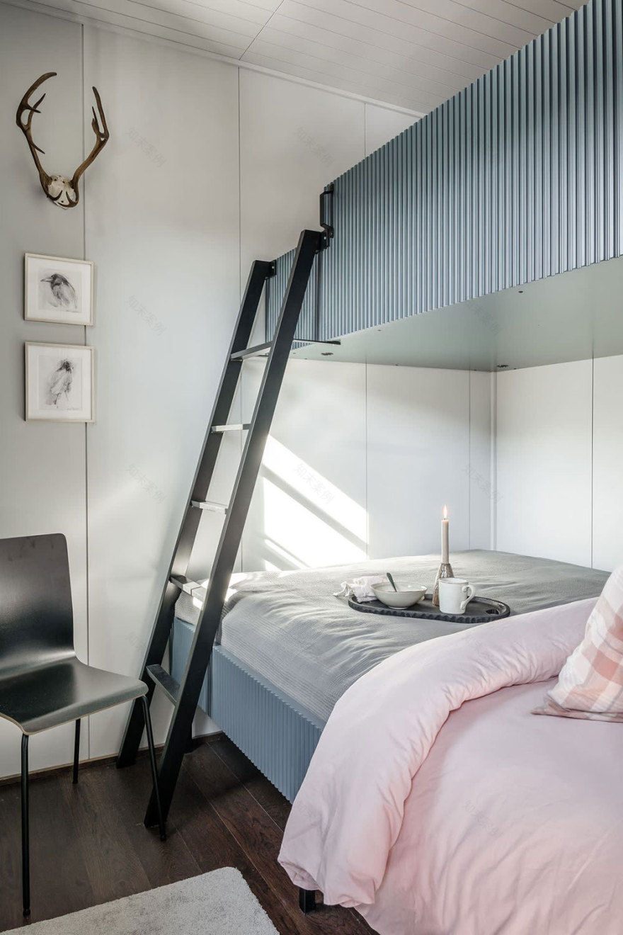 瑞典高山度假公寓 | 木质奢华与自然之美-19