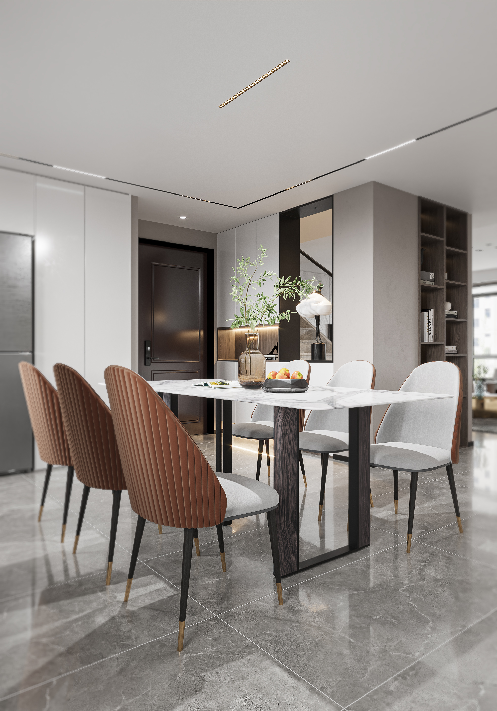 现代复试空间设计 | 3DMAX2020 与 PS2020 的完美结合-7