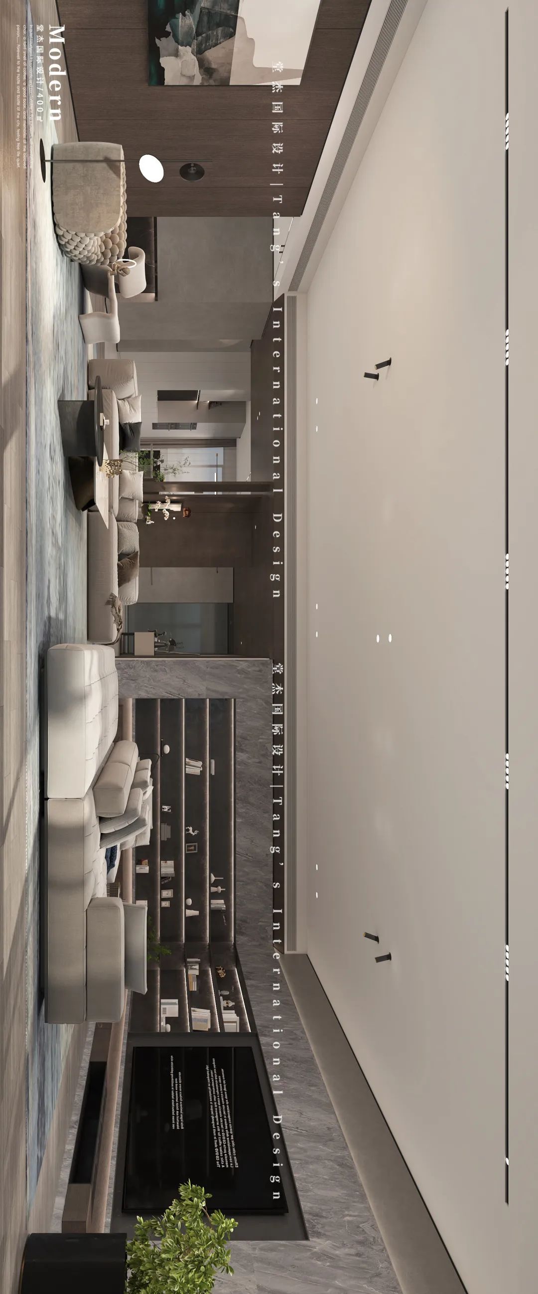 400㎡现代艺术空间丨堂杰国际设计-10