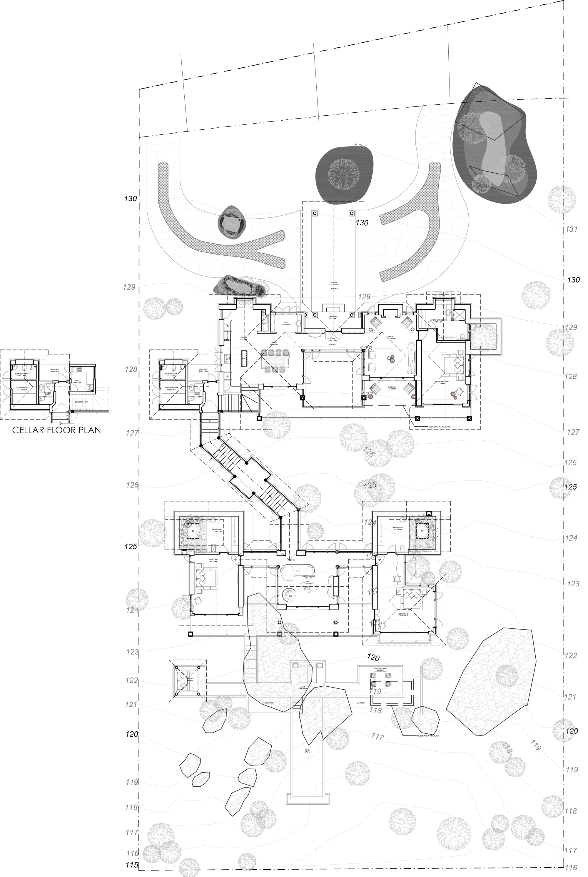 自然生活的石别墅-3