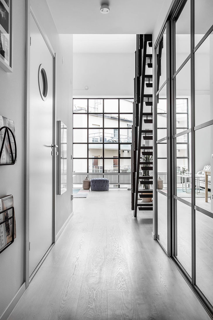 斯德哥尔摩 52 平米公寓，大窗打造纽约 loft 风格-21