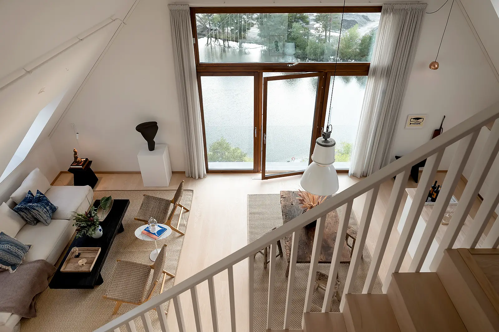 自然风格瑞典顶层复式公寓-10