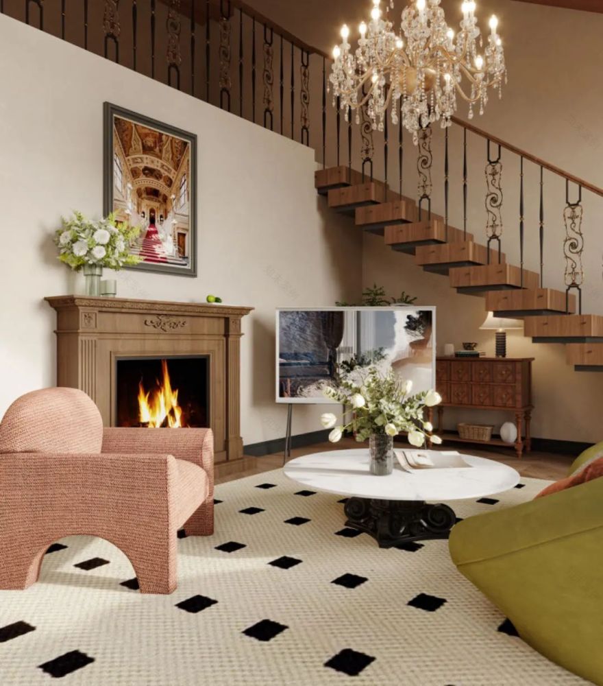 南洋复古风别墅设计-8