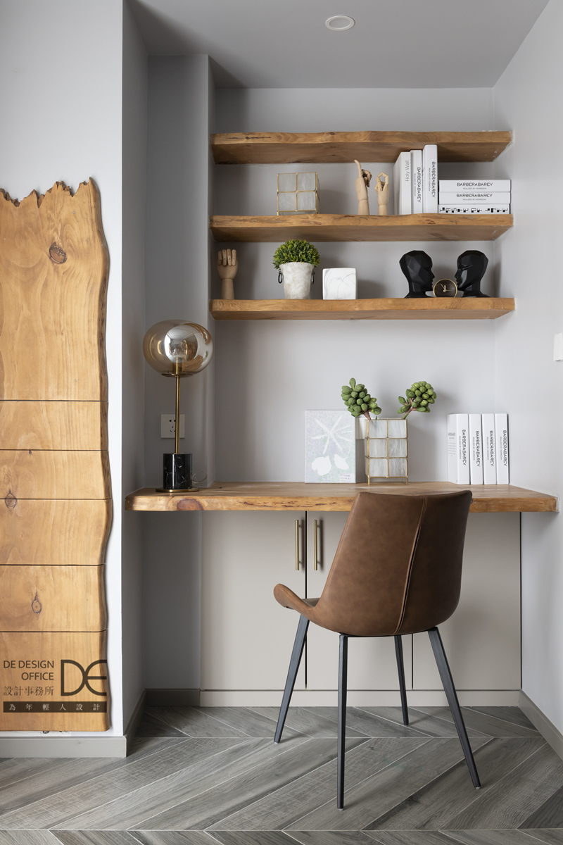 重庆龙湖两江新宸云澜 | 130㎡美式混搭风,鱼骨拼地砖打造高级感-44