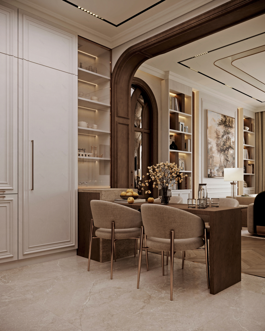 家庭区域一 现代新古典主义丨沙特阿拉伯丨Yara Abdelmonem-32