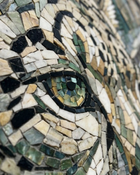 Bilitiles Snow Leopard Mountain Mosaic