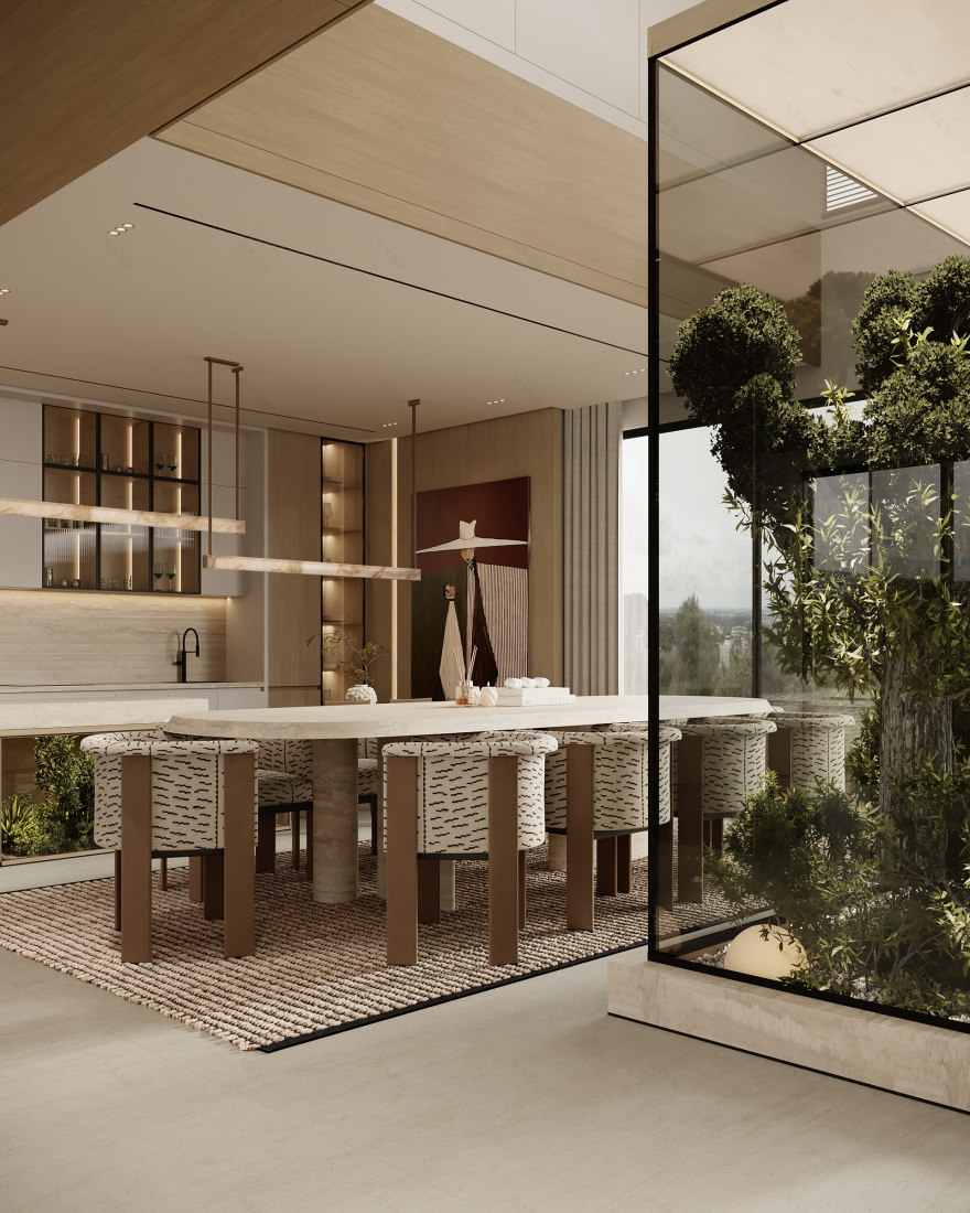 客厅设计丨阿联酋迪拜-11