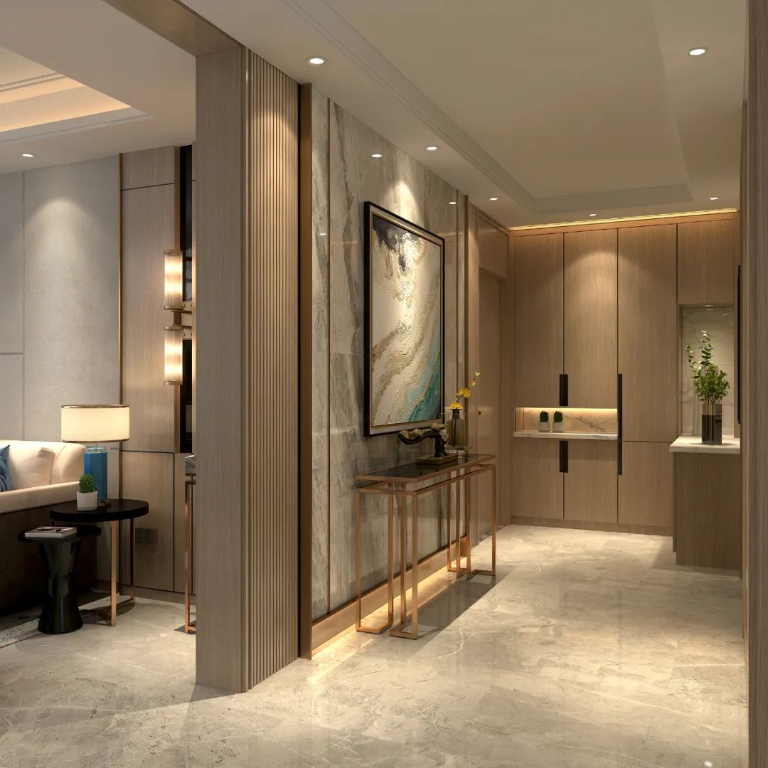 现代中式沿湖公馆，传统与舒适的完美融合-16