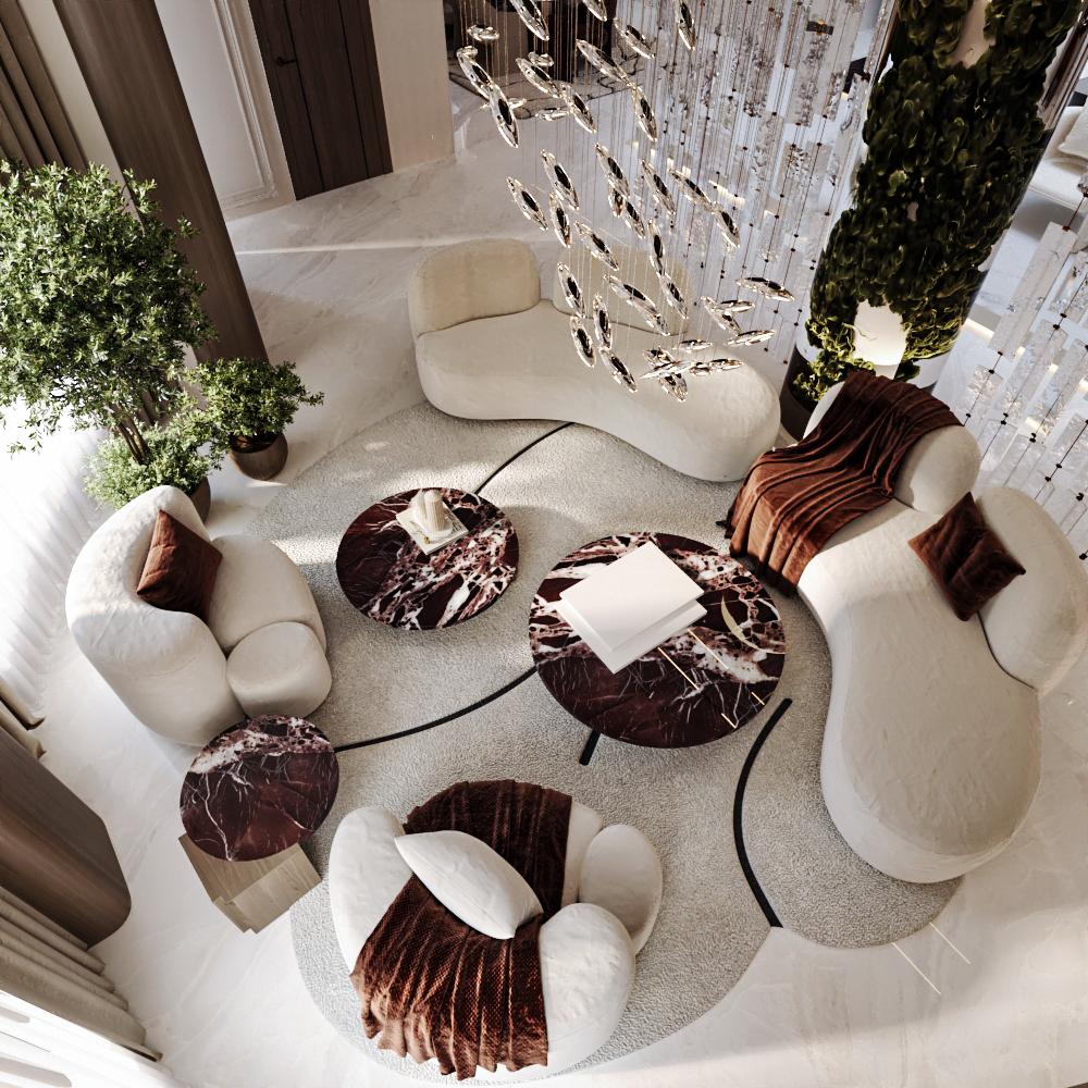 Luxurious villa double hight reception-1