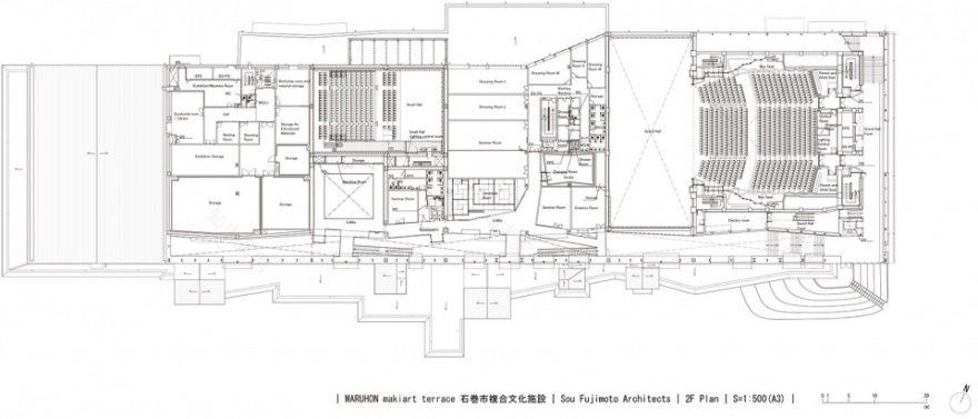石卷市综合文化设施丨日本丨藤本壮介建筑设计事务所-44