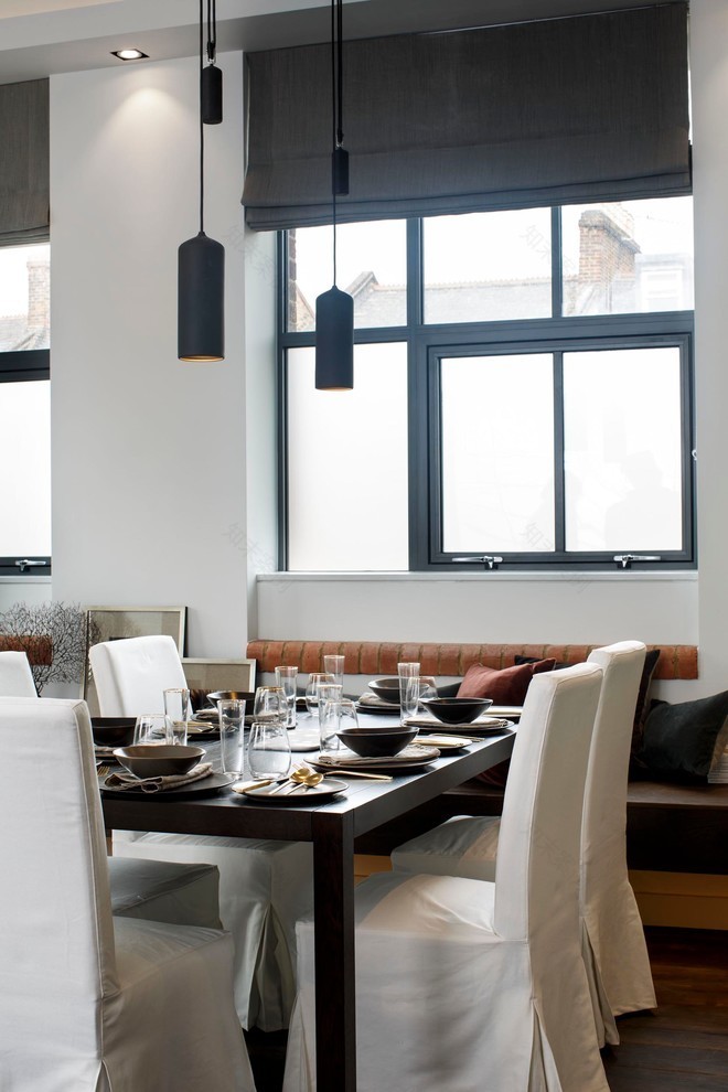 伦敦十九世纪老仓库改造的现代温馨公寓-5