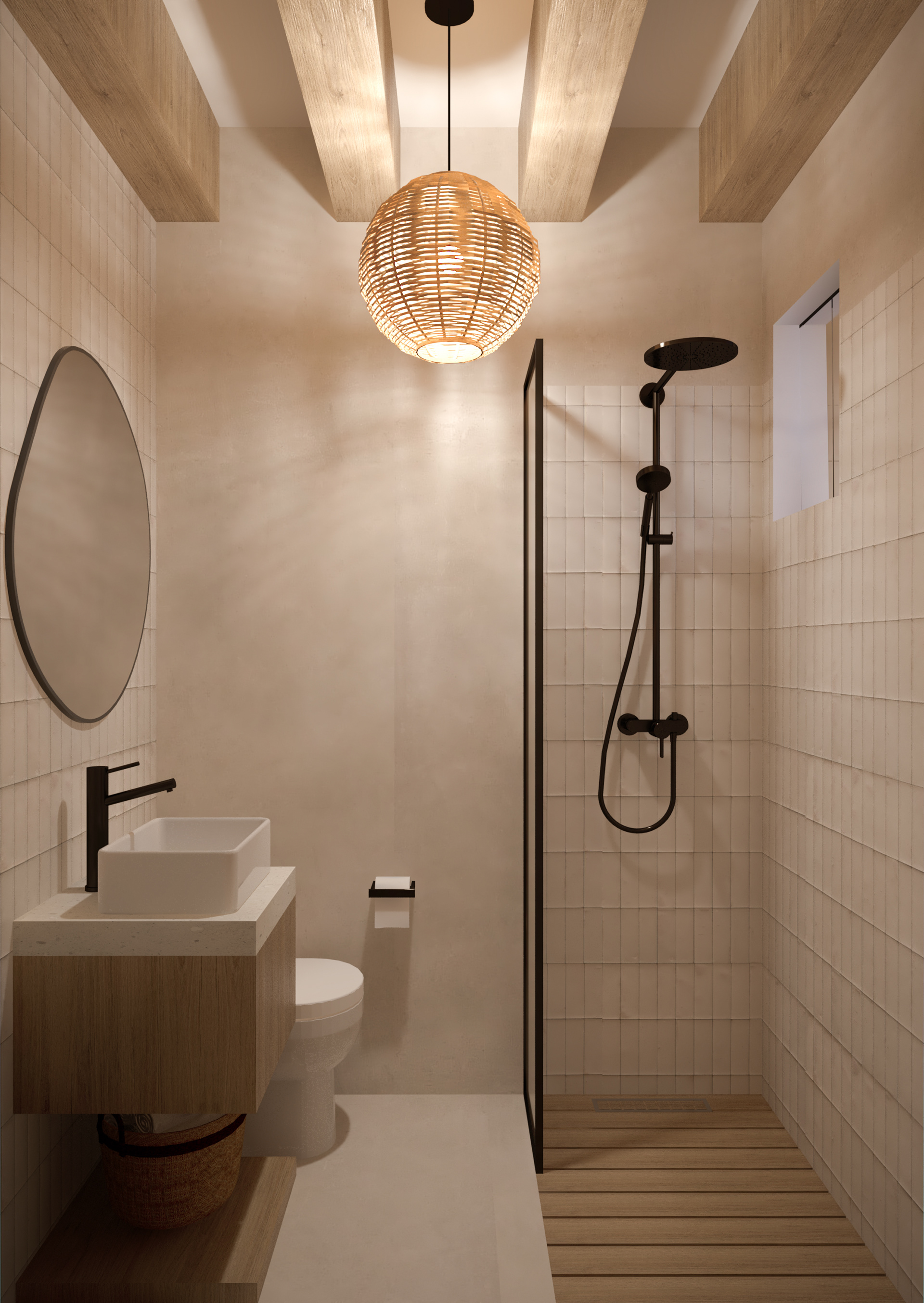 波西米亚风格浴室丨秘鲁利马丨Site Studio-4