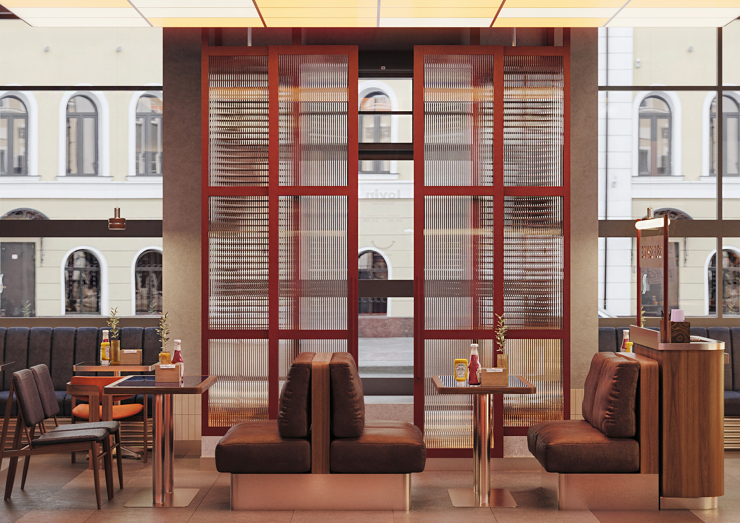 乐事汉堡店（注：LOVIN可能是品牌名，音译接近乐事 ，БУРГЕРНАЯ意为汉堡店 ） 丨俄罗斯莫斯科-14