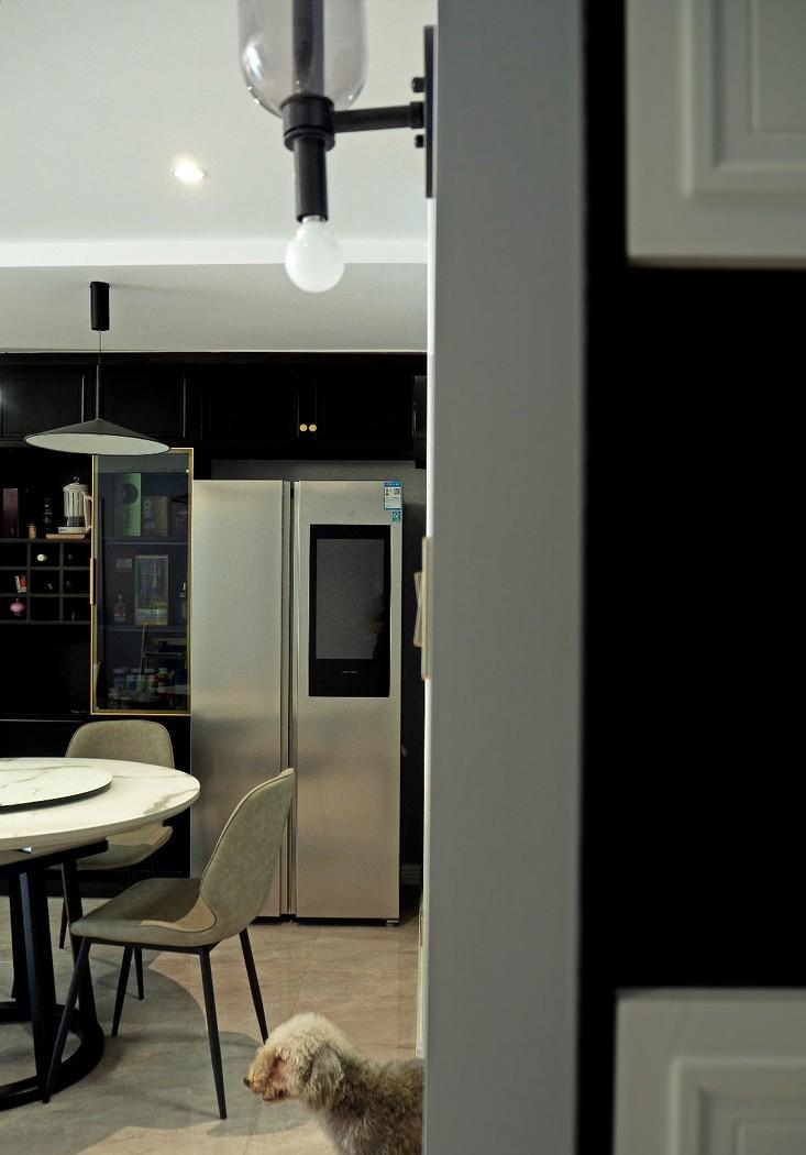 五口之家厨房改造,小餐厅变大圆桌-2