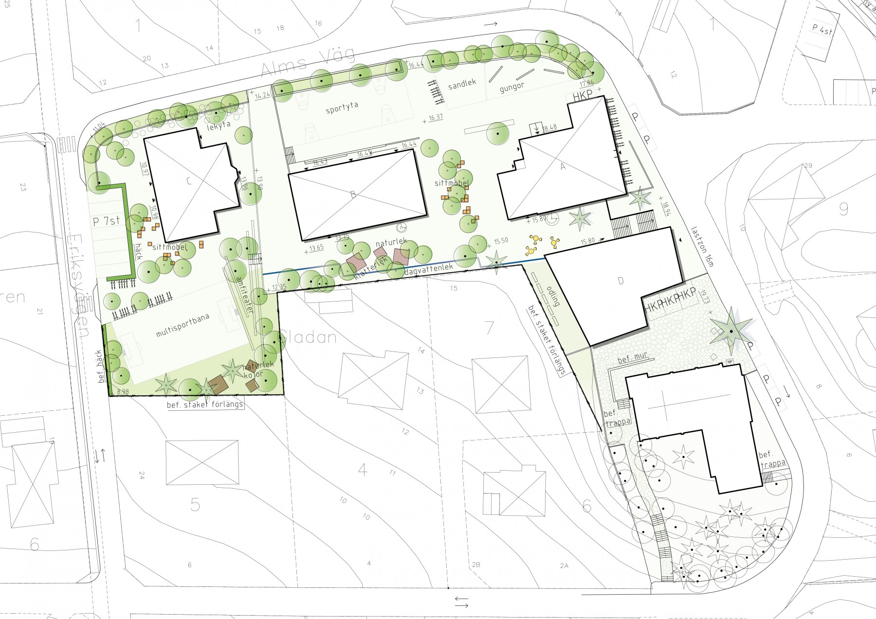 杜夫博学校 兰德建筑事务所

注：Duvbo可能是一个特定的地名、人名等专名，由于缺乏更多背景信息只能音译；skola常见为瑞典语学校的意思 ；LAND Arkitektur推测是一个建筑事务所名称，Arkitektur在瑞典语里是建筑的意思，LAND按英文直接处理 丨LAND Arkitektur,Marge Arkitekter-8