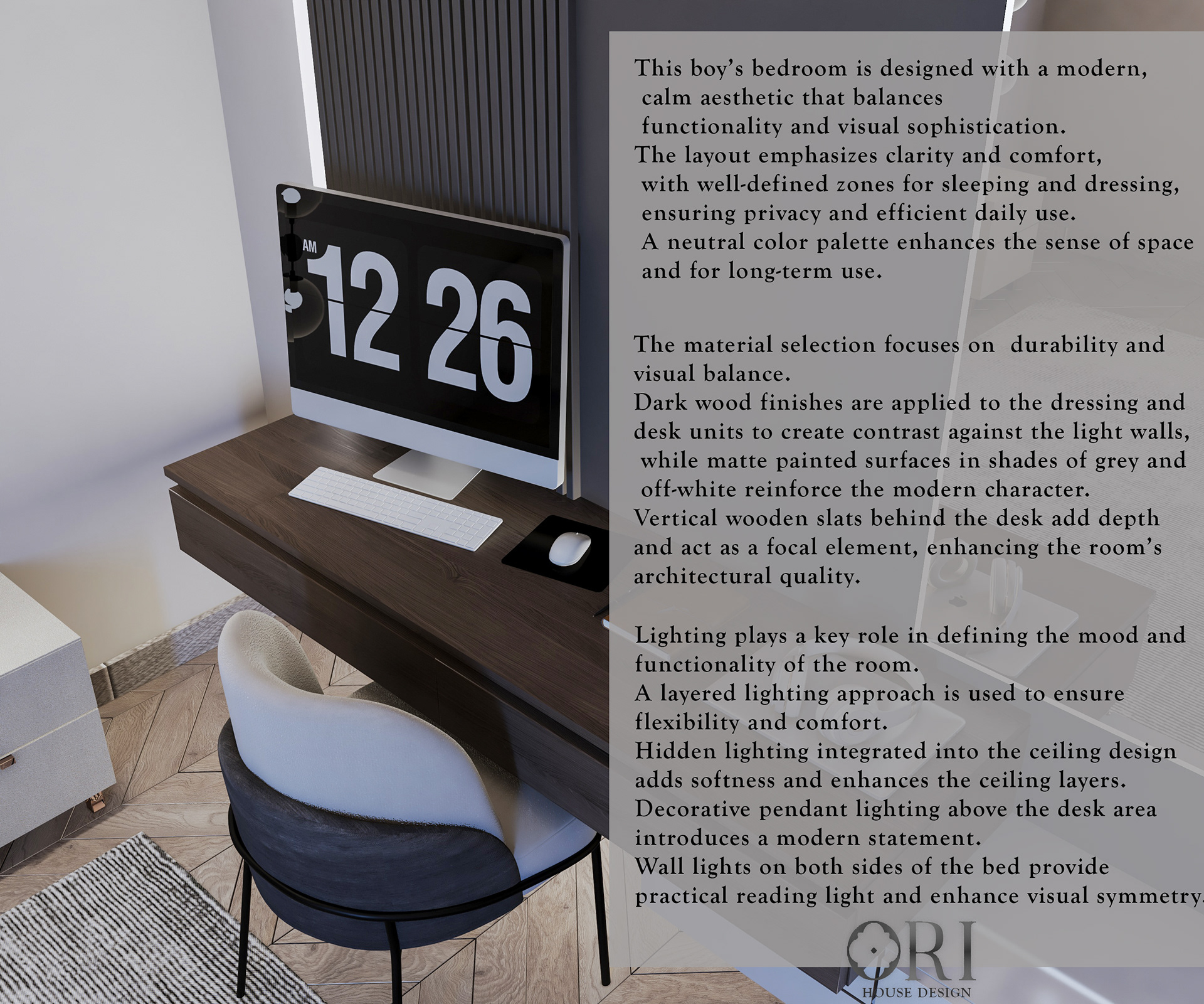 Contemporary Boy bedroom-7