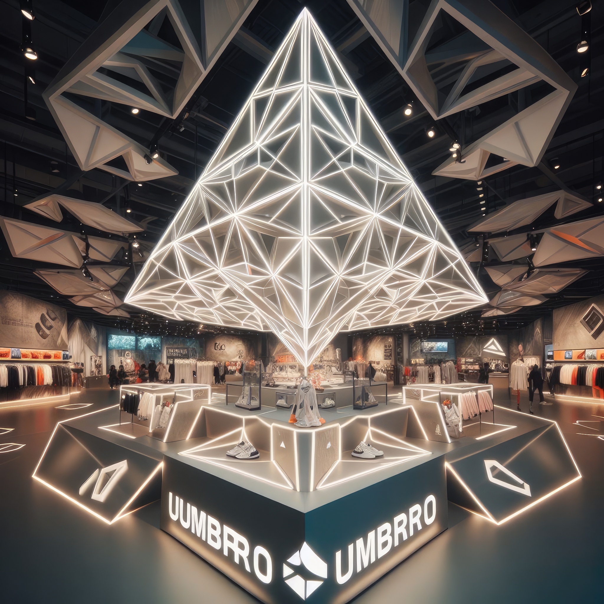 Umbro Outdoor/Indoor Store Architecture generated by Ai-3