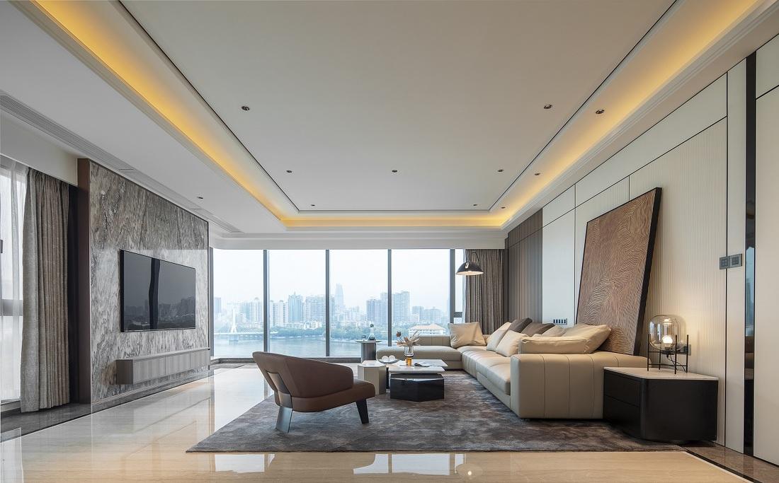 海珠半岛现代简约风室内设计-6