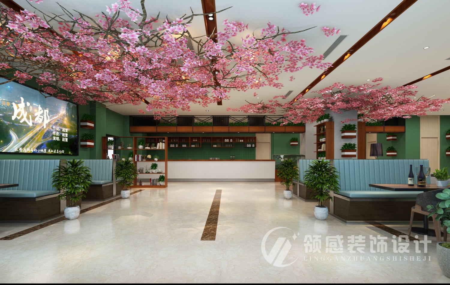 “静怡”----“樱花树下”音乐餐吧                     -1