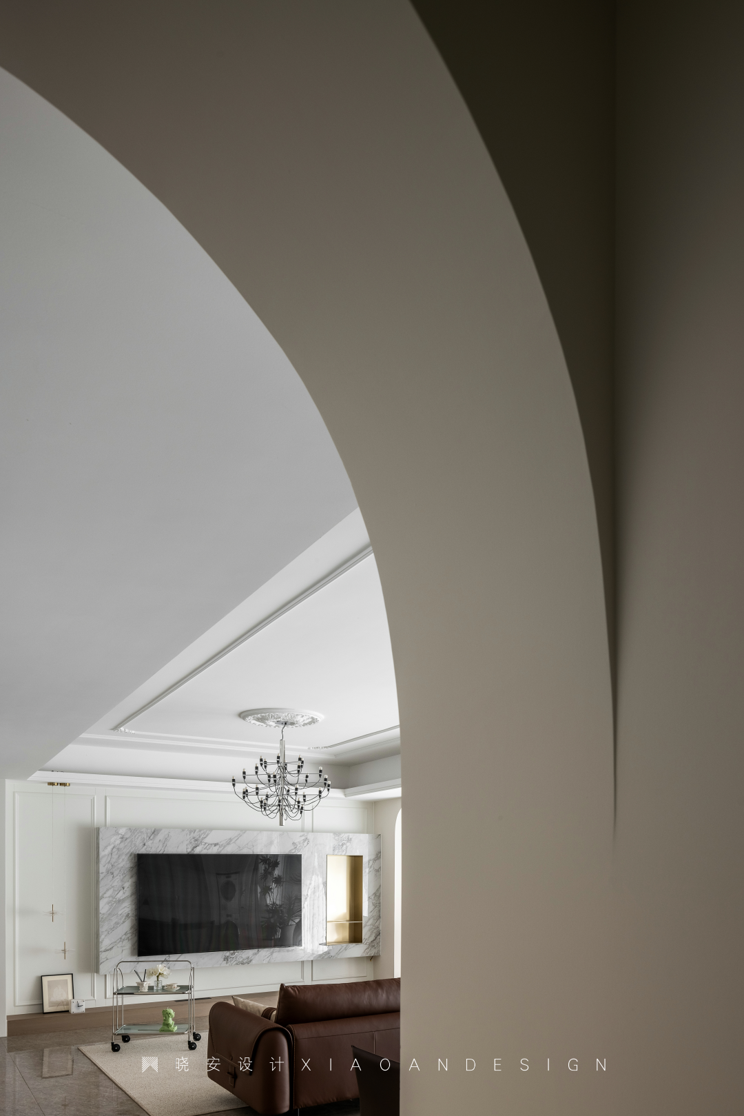 复古蓝红拼接法式美居丨晓安设计-44