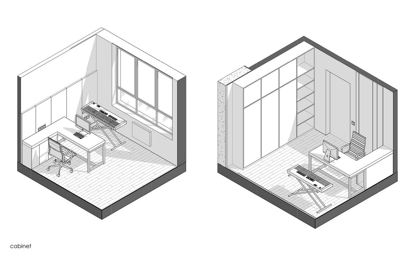 迷人高级灰，优雅的小公寓！-22