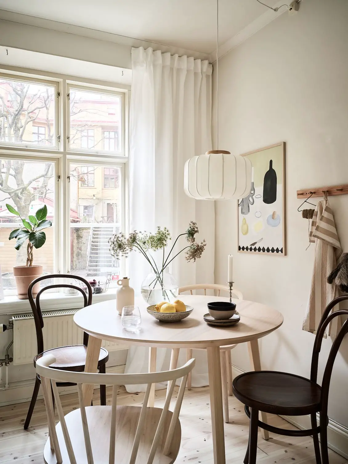 古典温馨的 50m2 斯堪的纳维亚风格公寓-7