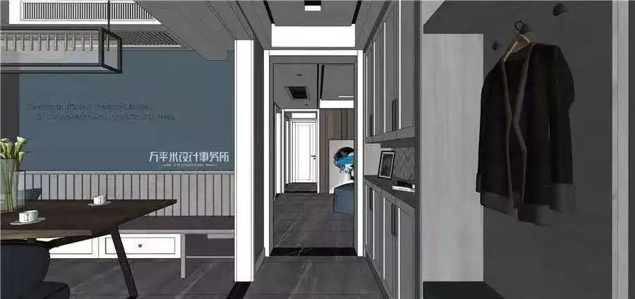 现代轻奢温馨家 | 方平米设计新作，小菠萝三口之家-112