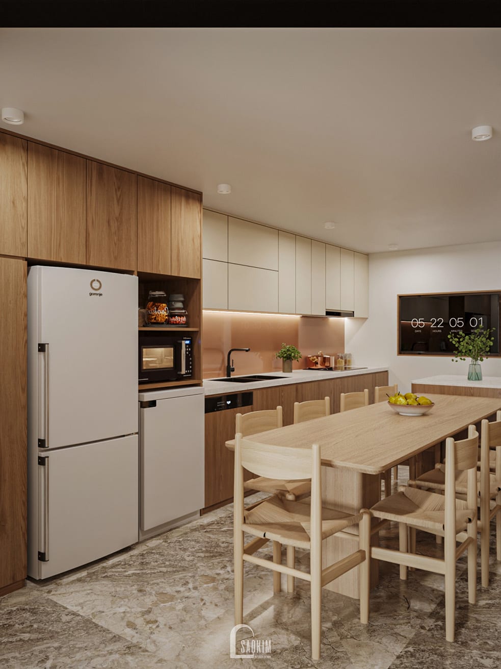 50m² 5 层Japandi风格联排别墅设计丨越南河内-16