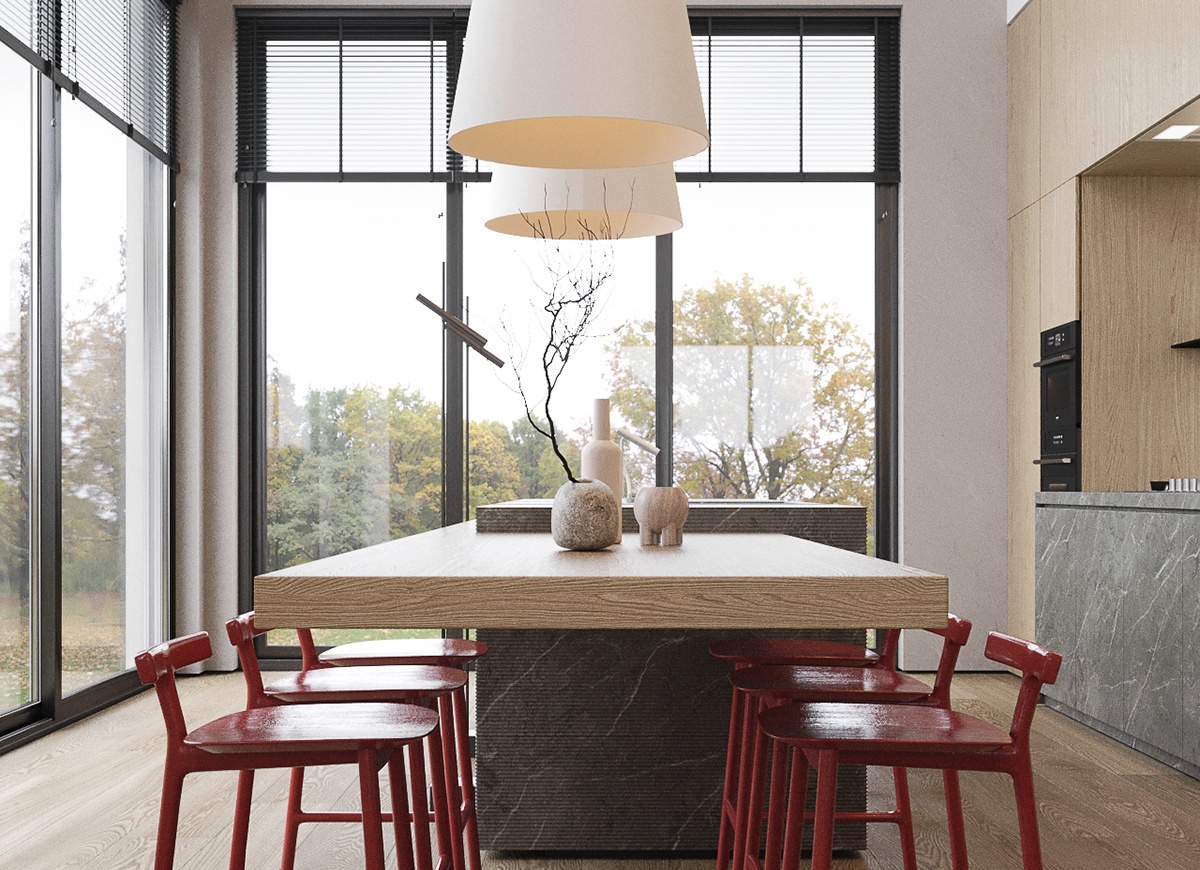 简约挑空别墅设计-4