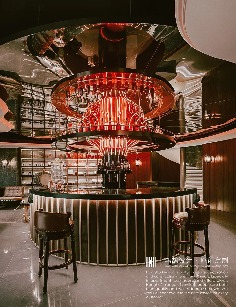 懿茄·青果巷的重金属雪茄清吧丨鸿鹄设计-6