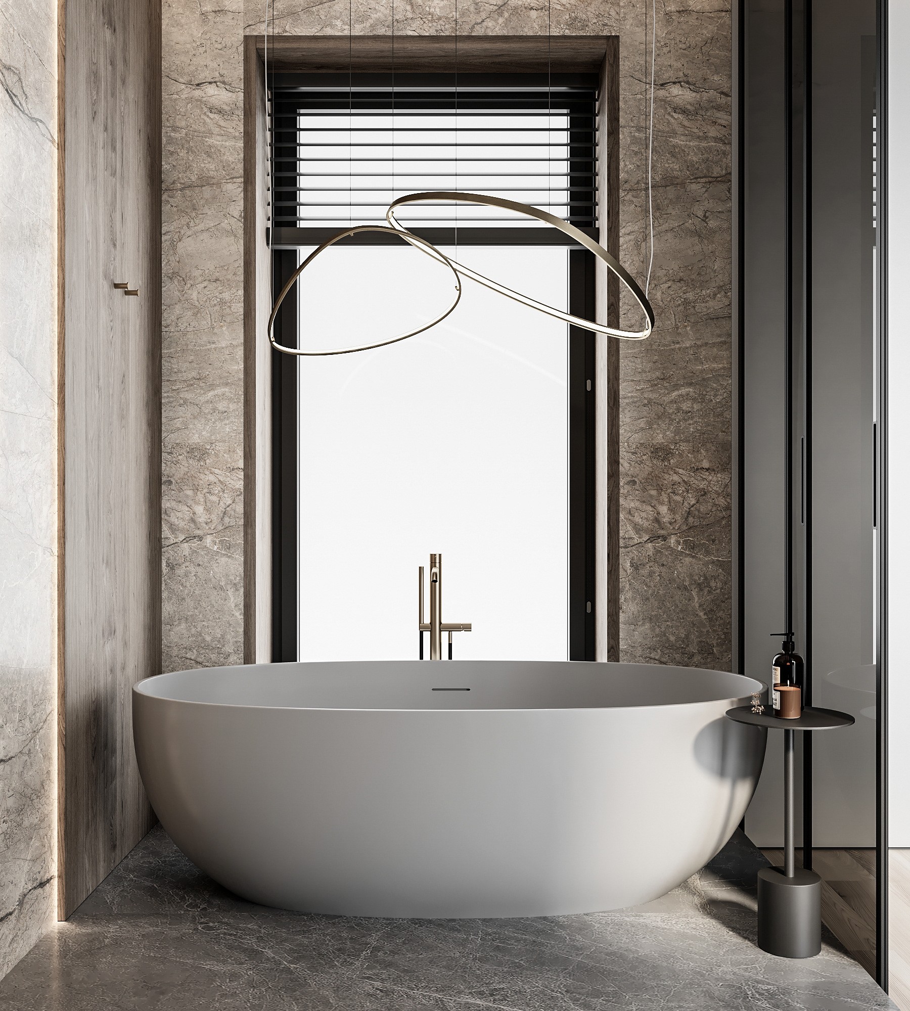 高级灰色系住宅设计-17