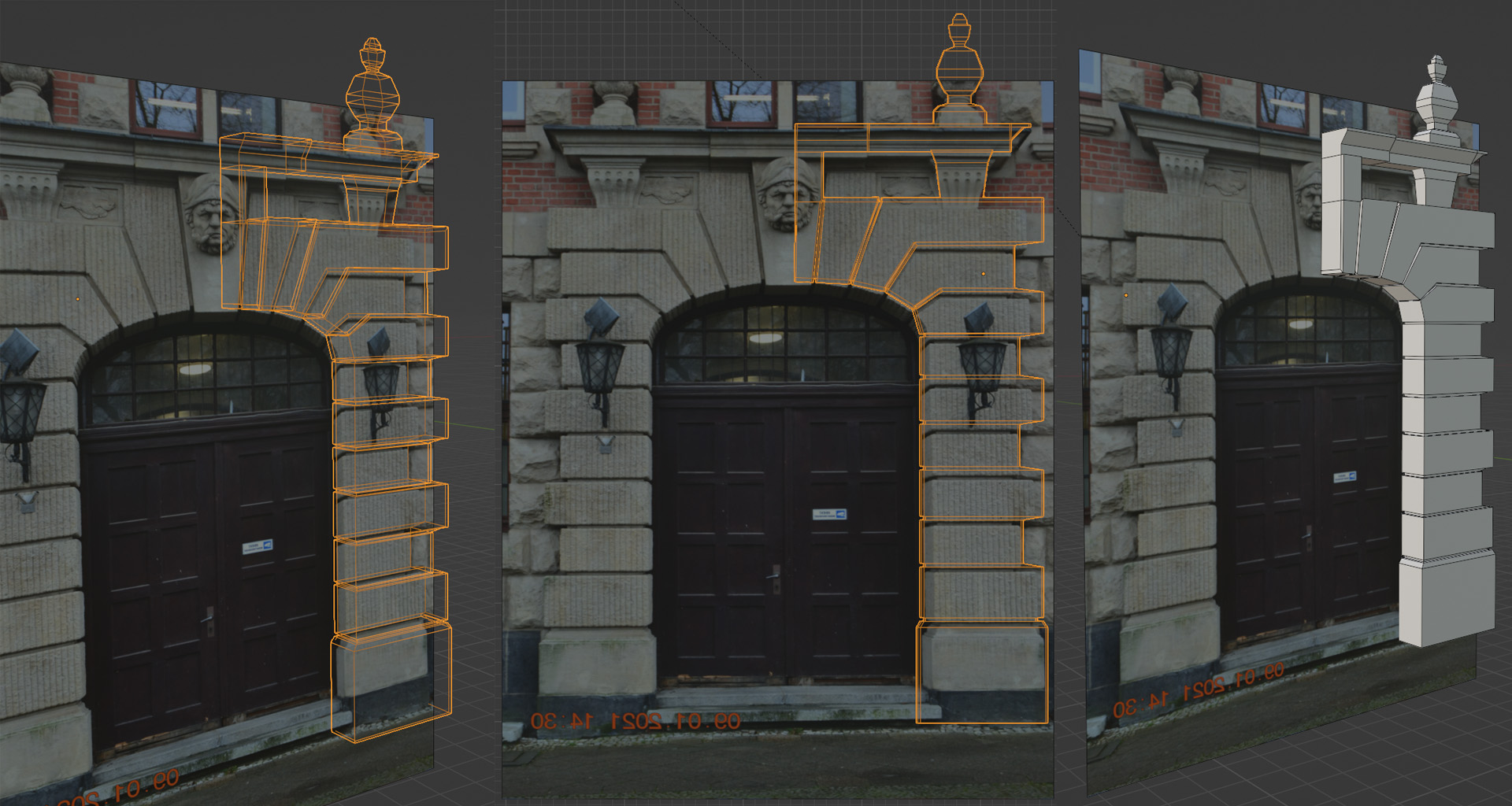 Low poly arch model（低多边形拱门模型）项目-9