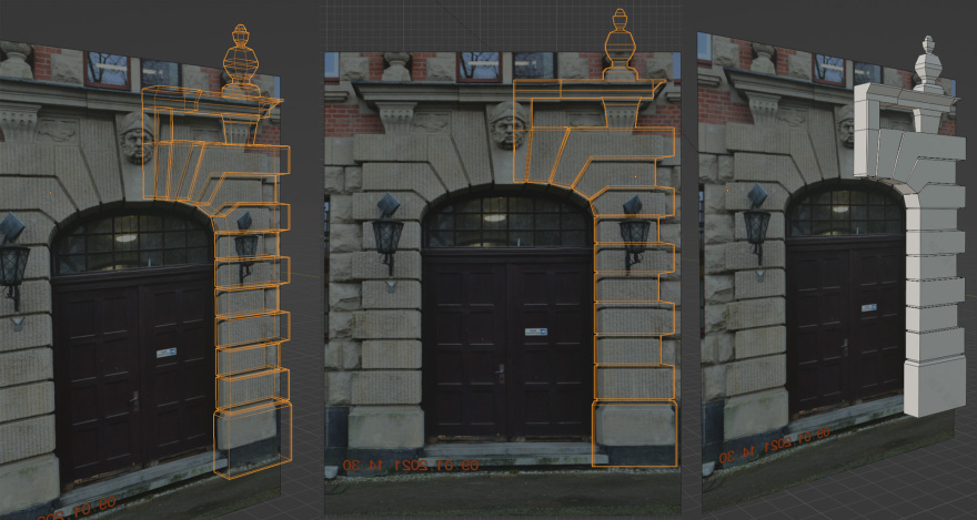 Low poly arch model(低多边形拱门模型)项目-9