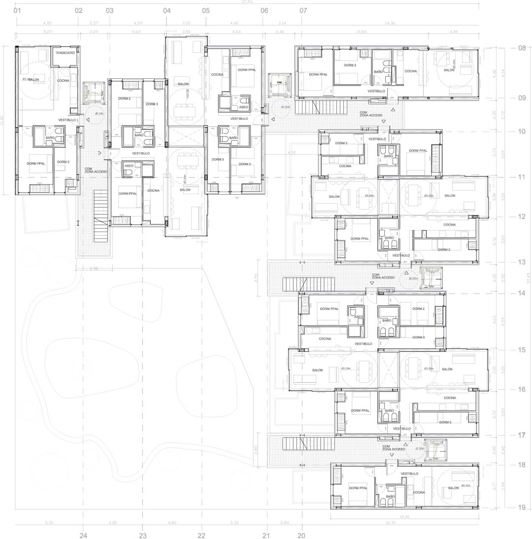 Madrid 社会住宅 | 新型城市居住空间-38