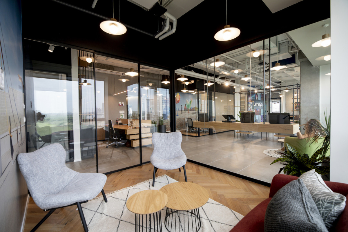 联想以色列办公室 - 温暖现代的协作空间-16