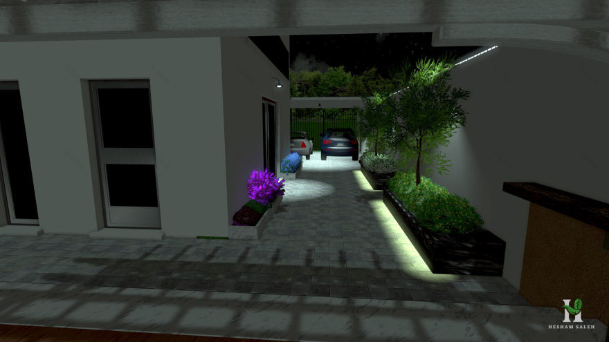 中型别墅(景观)丨Hesham Saleh-70