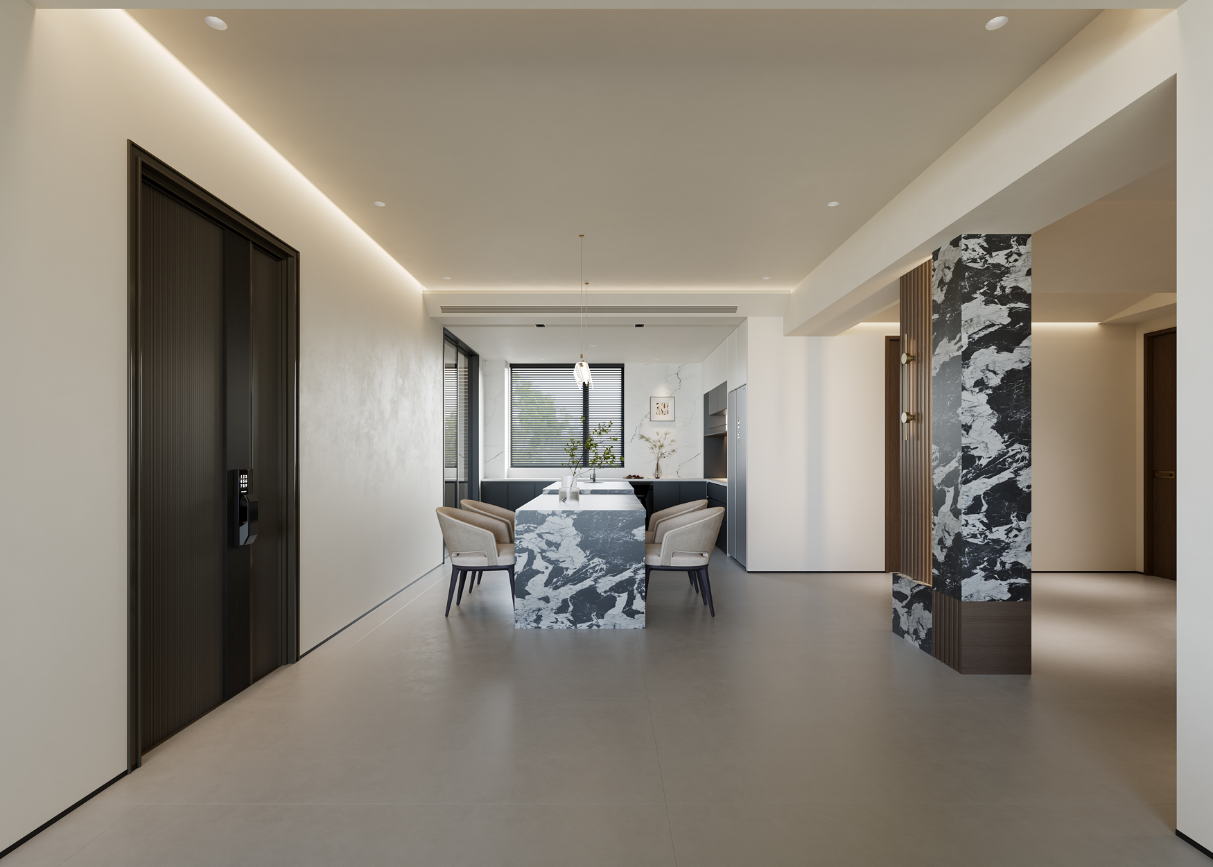 住宅设计，永远爱住的盐系美宅丨吉盈豪设计-4