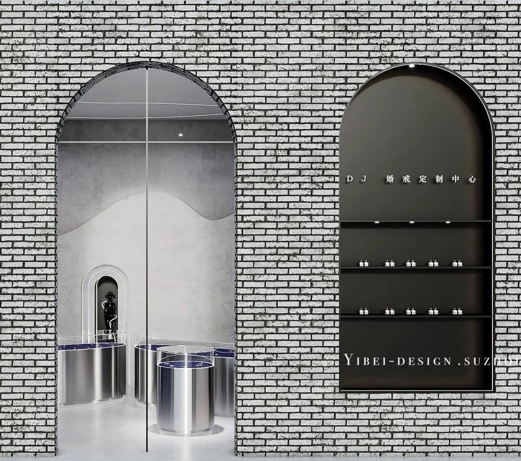 东方之门奢靡珠宝店丨中国苏州丨YIBEI DESIGN-16