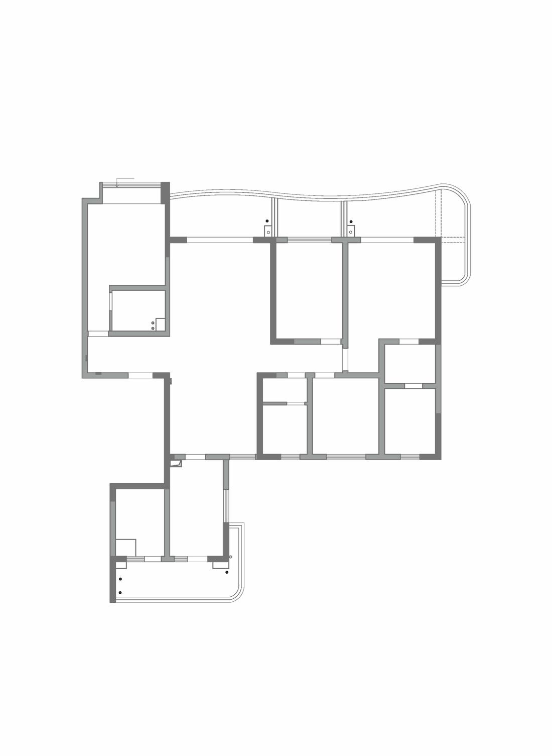 三代同堂的 220㎡舒适宜居空间设计-3